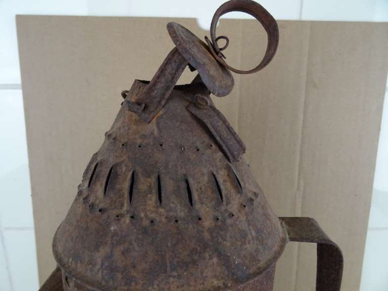 Antieke lantaarn voor kaars