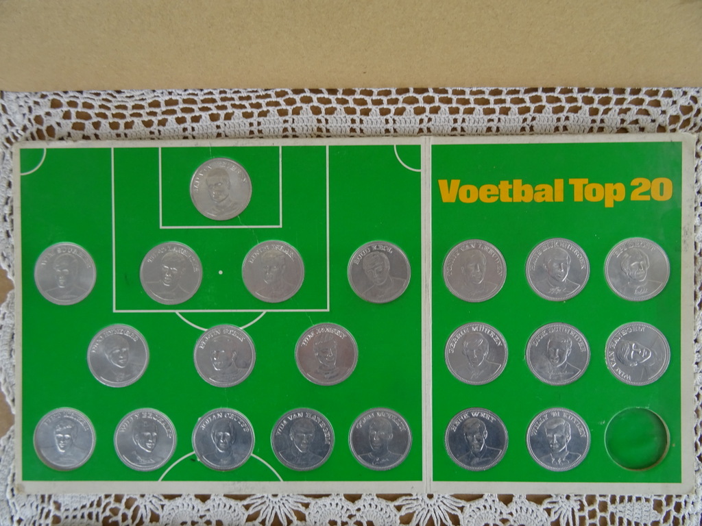 Vintage Nederlands elftal voetbalmunten - Afbeelding 2