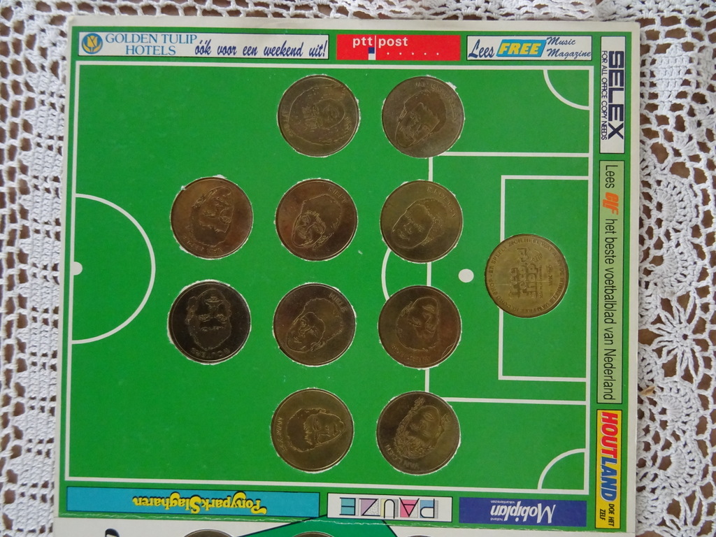 Vintage Nederlands elftal voetbalmunten - Afbeelding 13