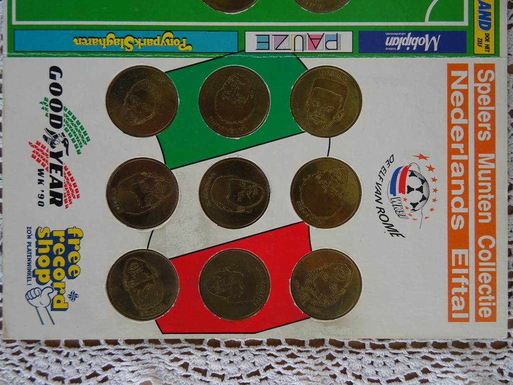 Vintage Nederlands elftal voetbalmunten - Afbeelding 14