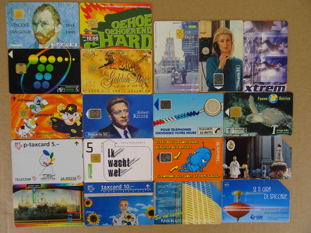 Collectie telefoonkaarten