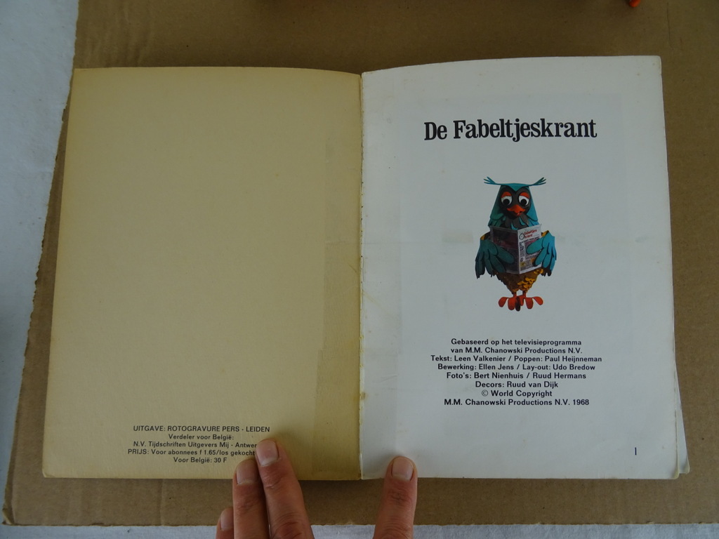 Vintage Fabeltjeskrant en 9 figuren - Afbeelding 23