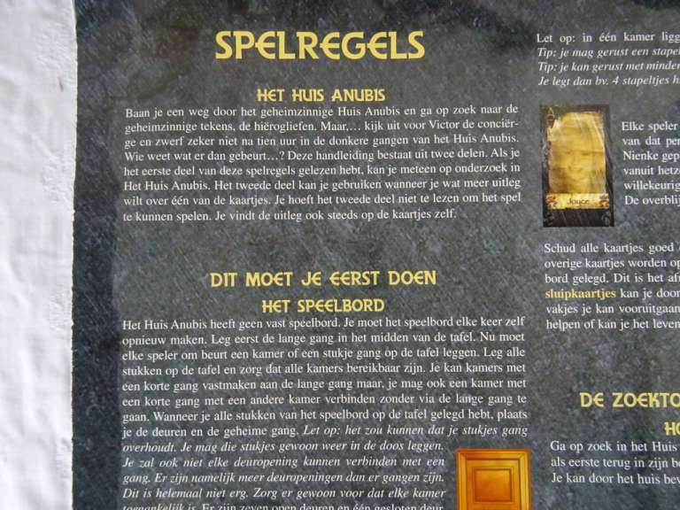 Het huis Anubis spel