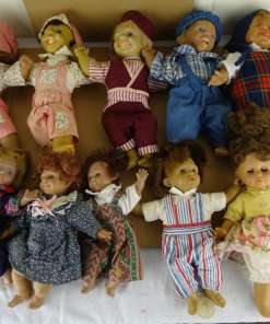 Collectie vintage poppen