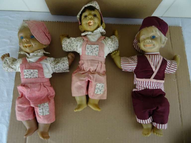 Collectie vintage poppen