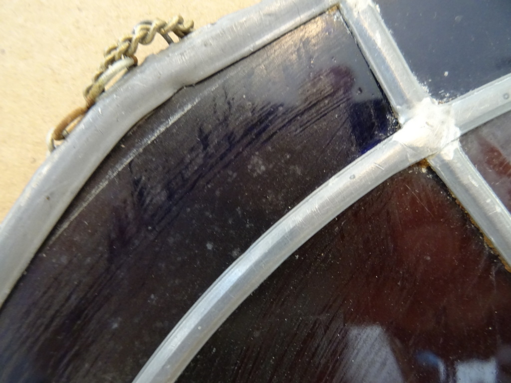 Antiek glas in lood Heilige Maria Sterre der Zee - Afbeelding 5
