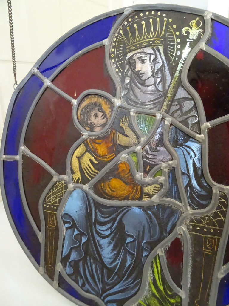Antiek glas in lood Heilige Maria Sterre der Zee - Afbeelding 13