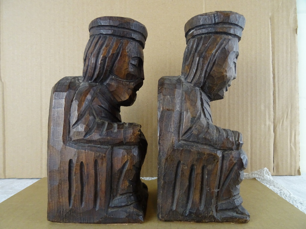Antieke houten beelden - Afbeelding 4
