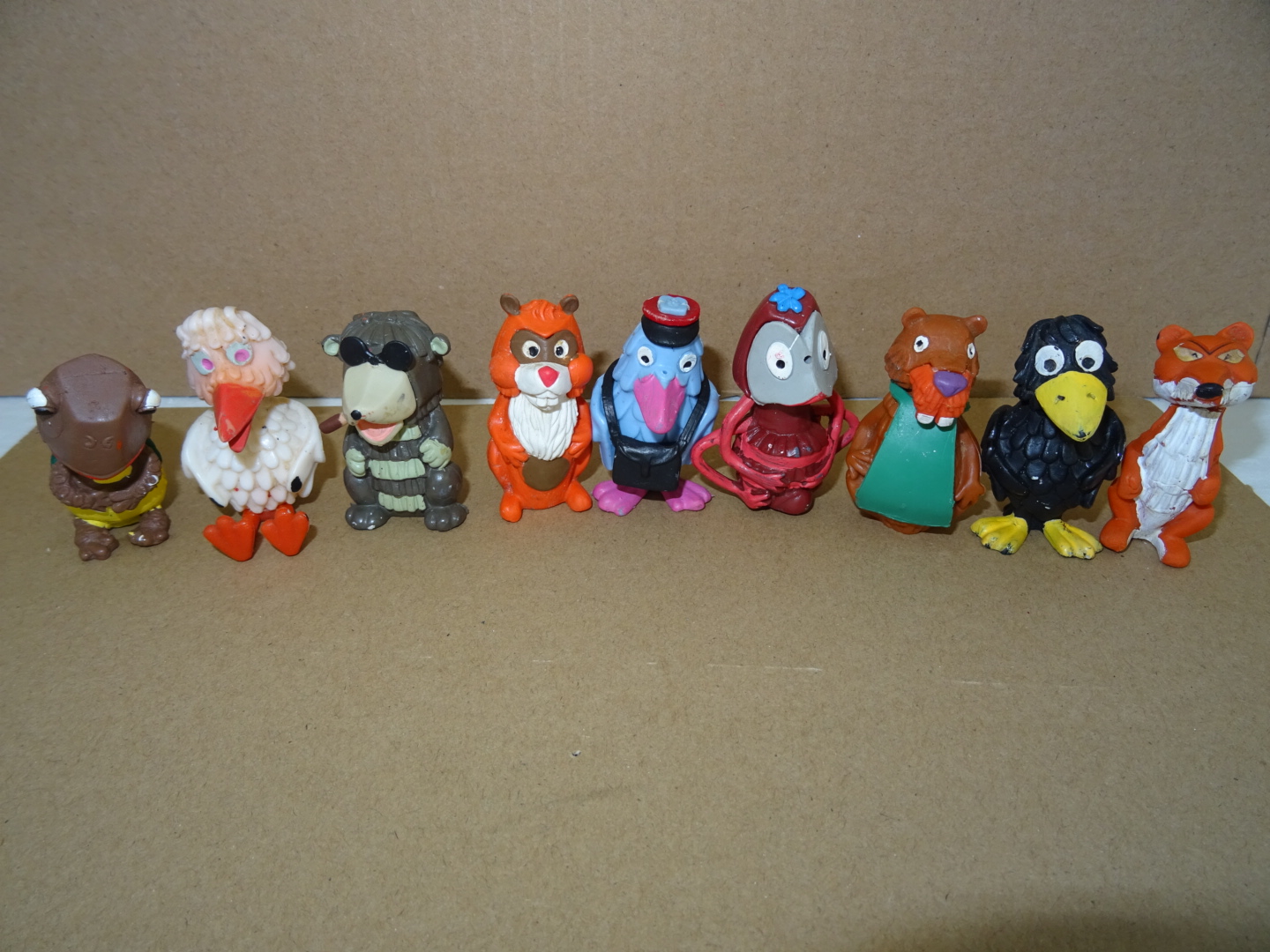 Vintage Fabeltjeskrant en 9 figuren - Afbeelding 2