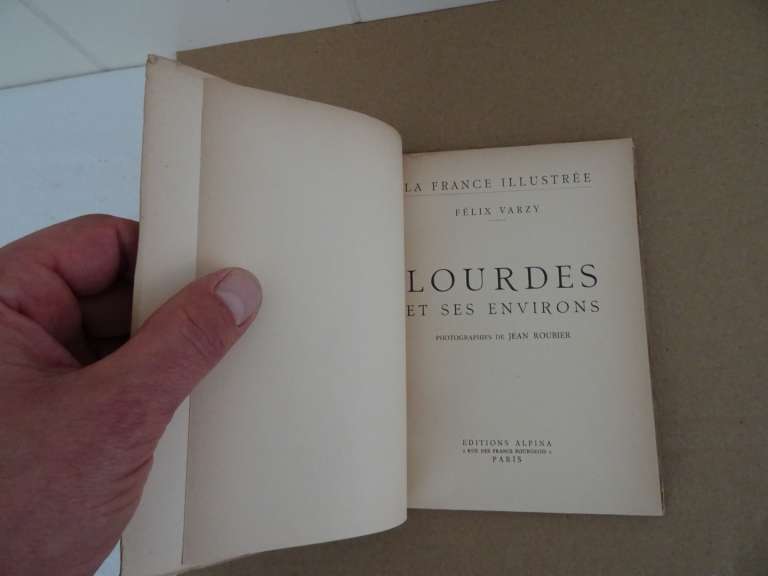 Antiek boekje Félix Varzy Lourdes
