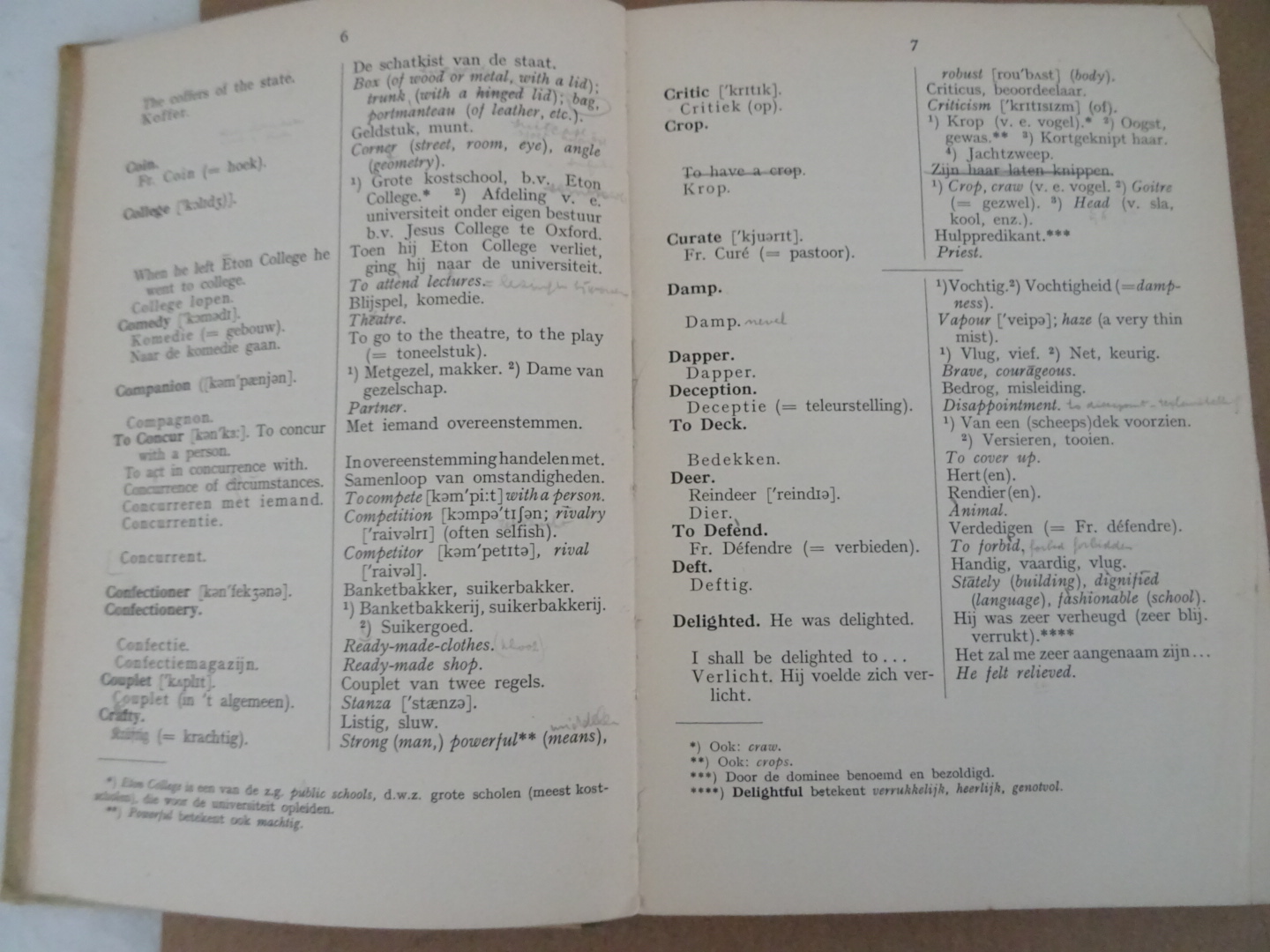 Antiek woordenboek uit 1930 Pitfalls - Afbeelding 9