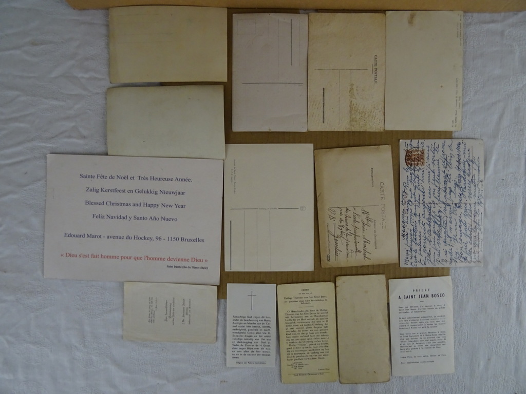 Collectie antieke religieuze kaarten - Afbeelding 11