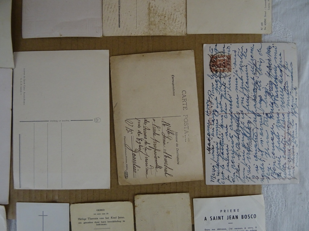 Collectie antieke religieuze kaarten - Afbeelding 13