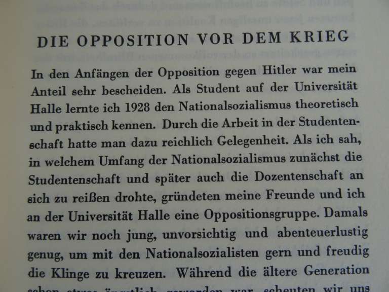 Offiziere gegen Hitler Gero v S Gaevernitz