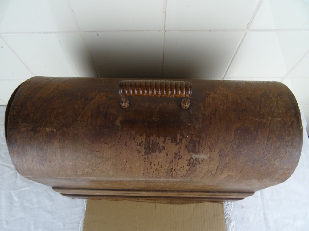 Antieke Singer naaimachine handmatig - Afbeelding 3