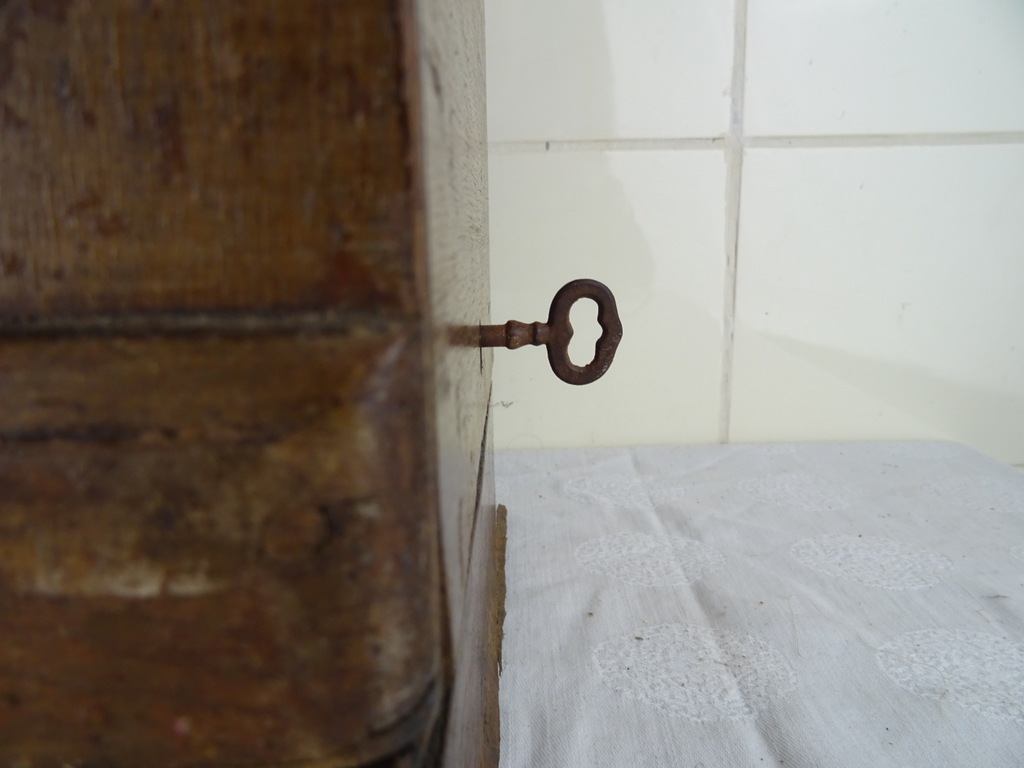 Antieke Singer naaimachine handmatig - Afbeelding 6
