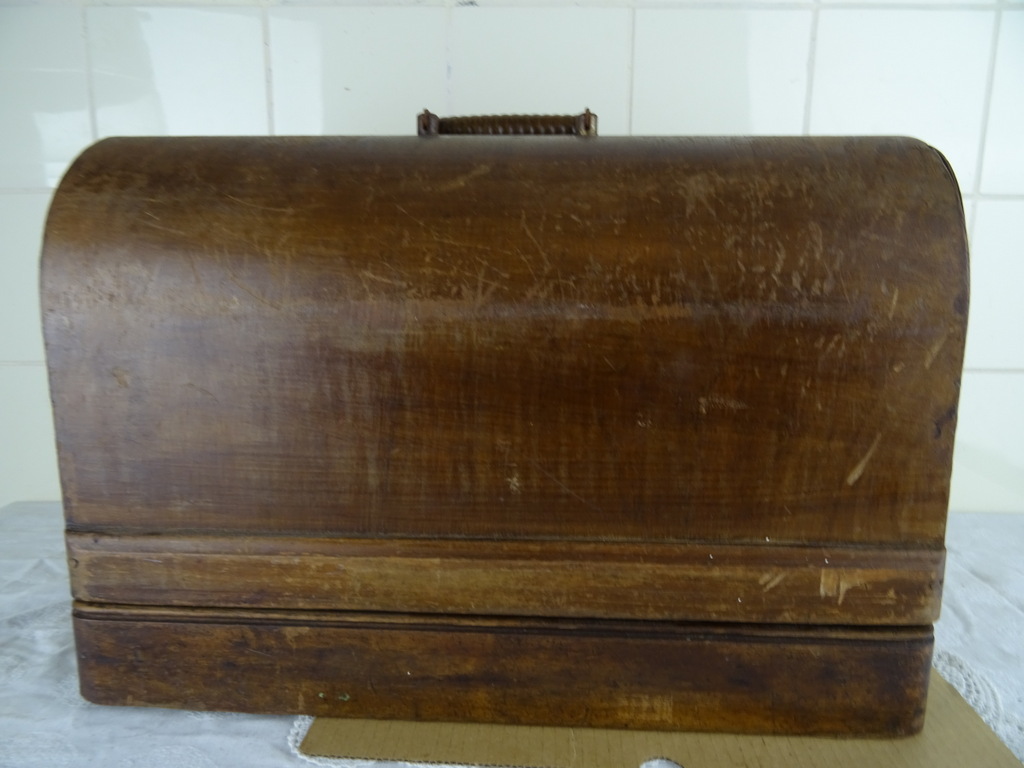 Antieke Singer naaimachine handmatig - Afbeelding 27