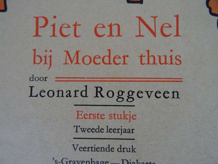 Collectie antieke boekjes met leeslessen