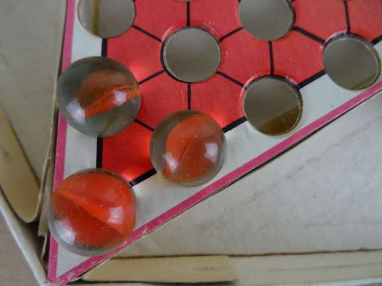 Vintage Chinees knikkerspel Chinese checkers