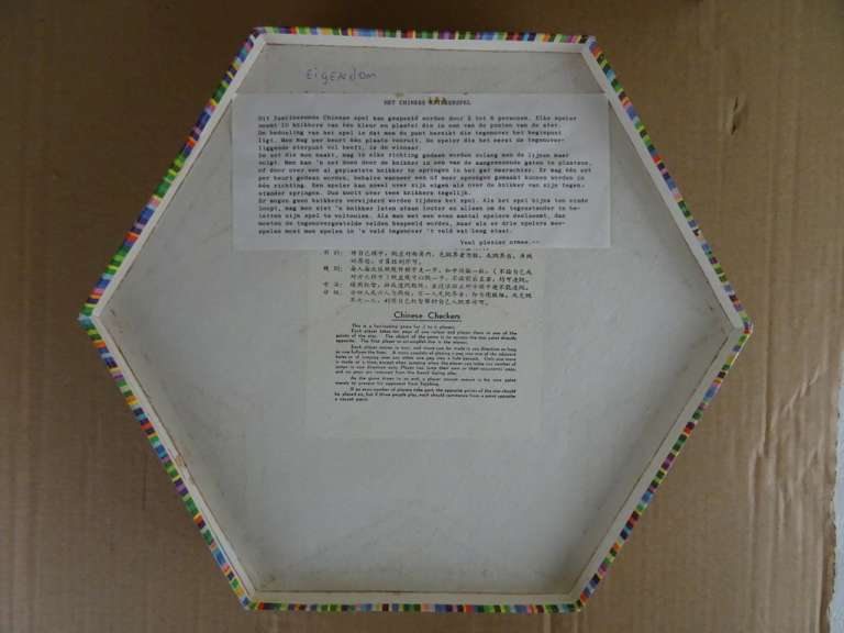 Vintage Chinees knikkerspel Chinese checkers
