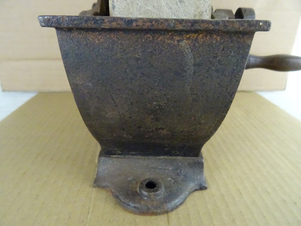 Antieke metalen slijpsteenhouder - Afbeelding 7