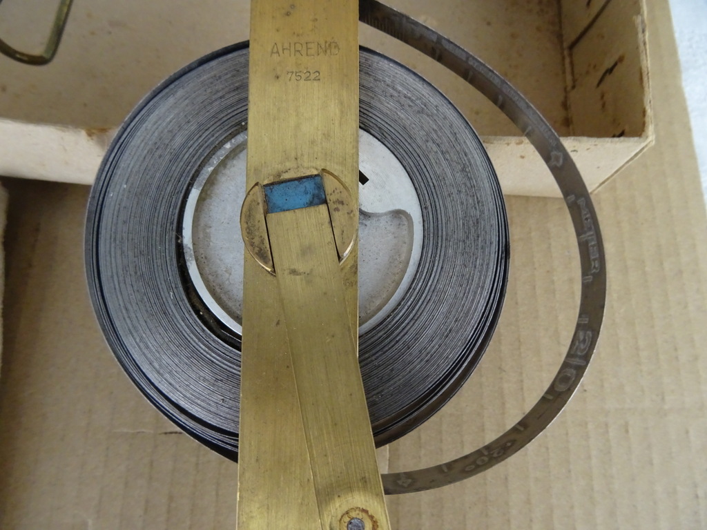 Antiek gereedschap landmeter lint - Afbeelding 6