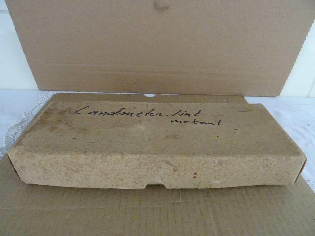 Antiek gereedschap landmeter lint - Afbeelding 15
