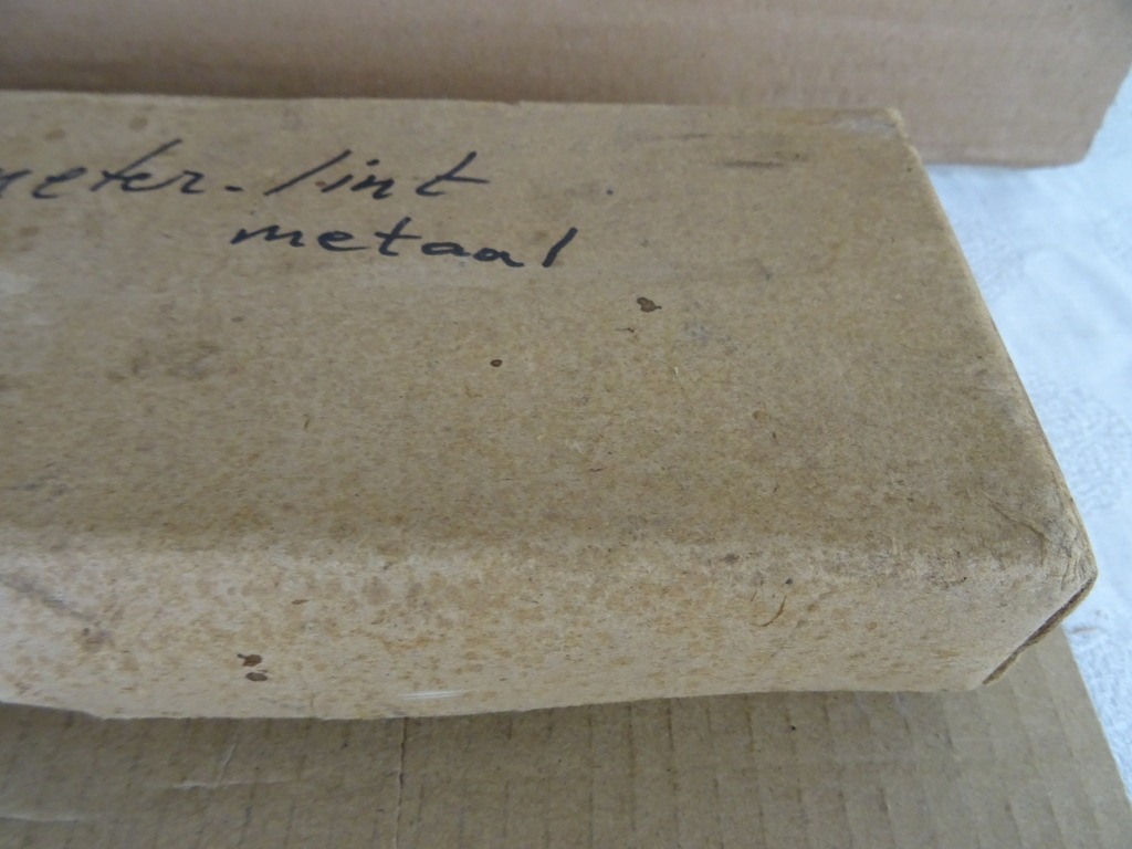 Antiek gereedschap landmeter lint - Afbeelding 17