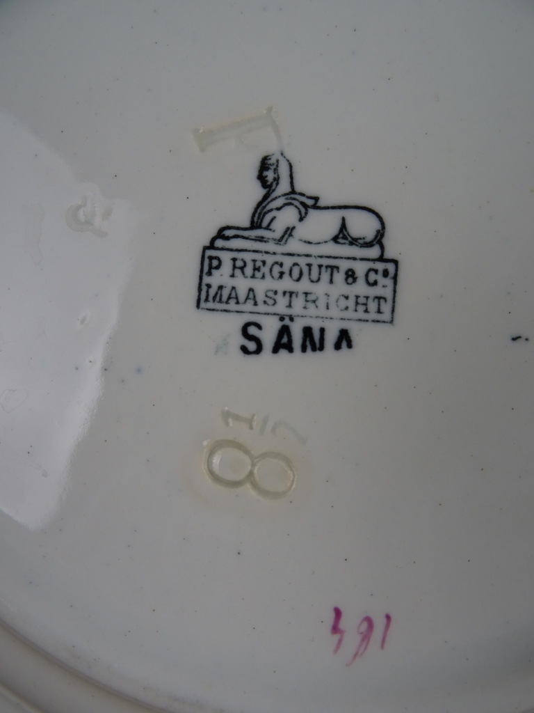 Antiek servies Petrus Regout Sana - Afbeelding 21