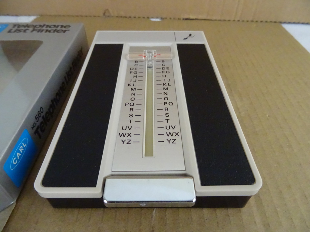 Vintage Carl Telephone List Finder - Afbeelding 2