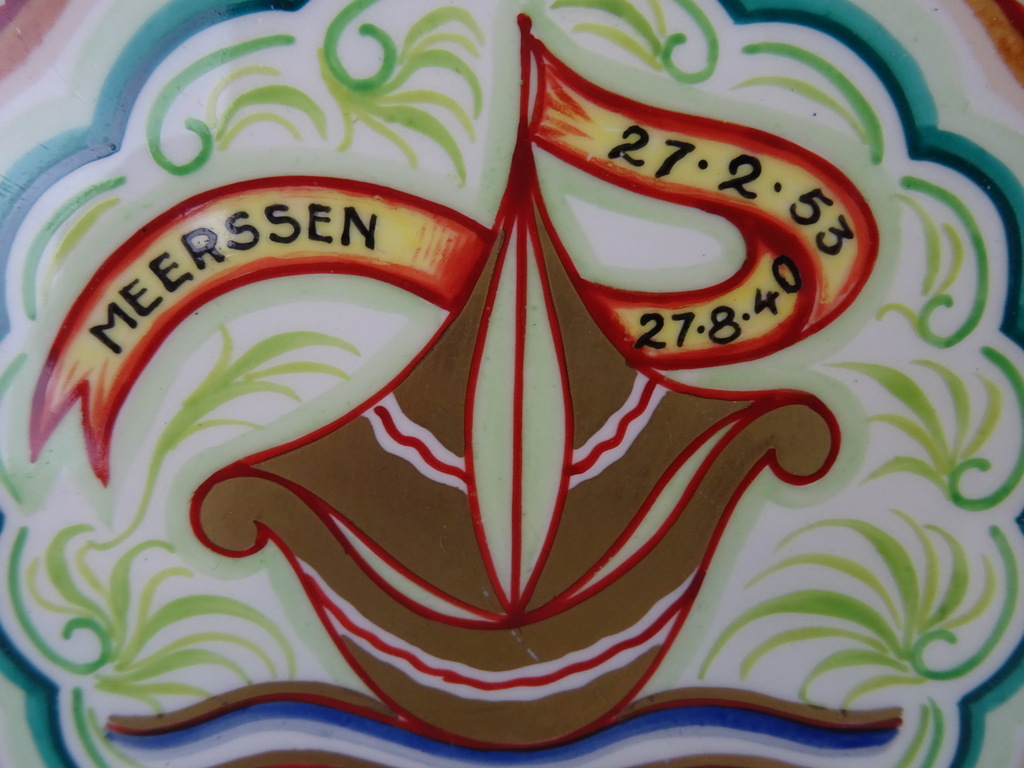 Antiek wandbord H. Debie Meerssen - Afbeelding 4