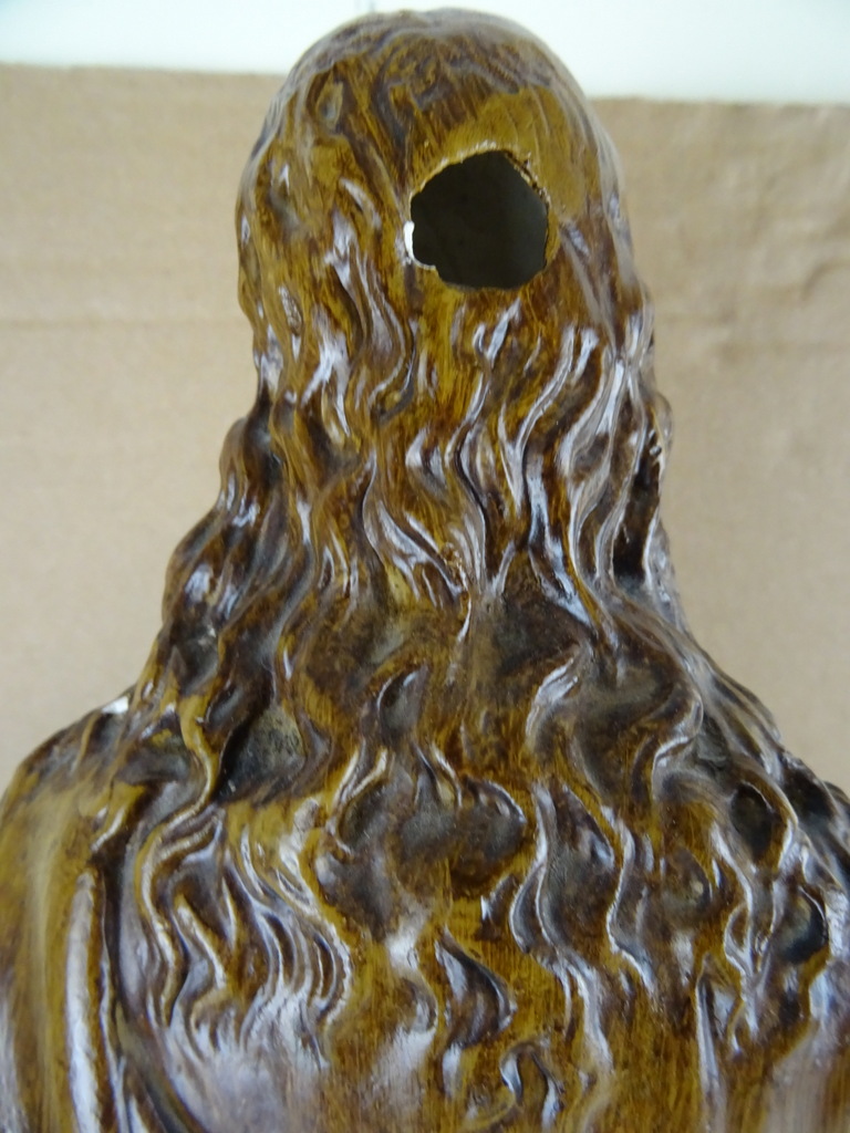 Antiek Jezusbeeld van 53 cm - Afbeelding 13
