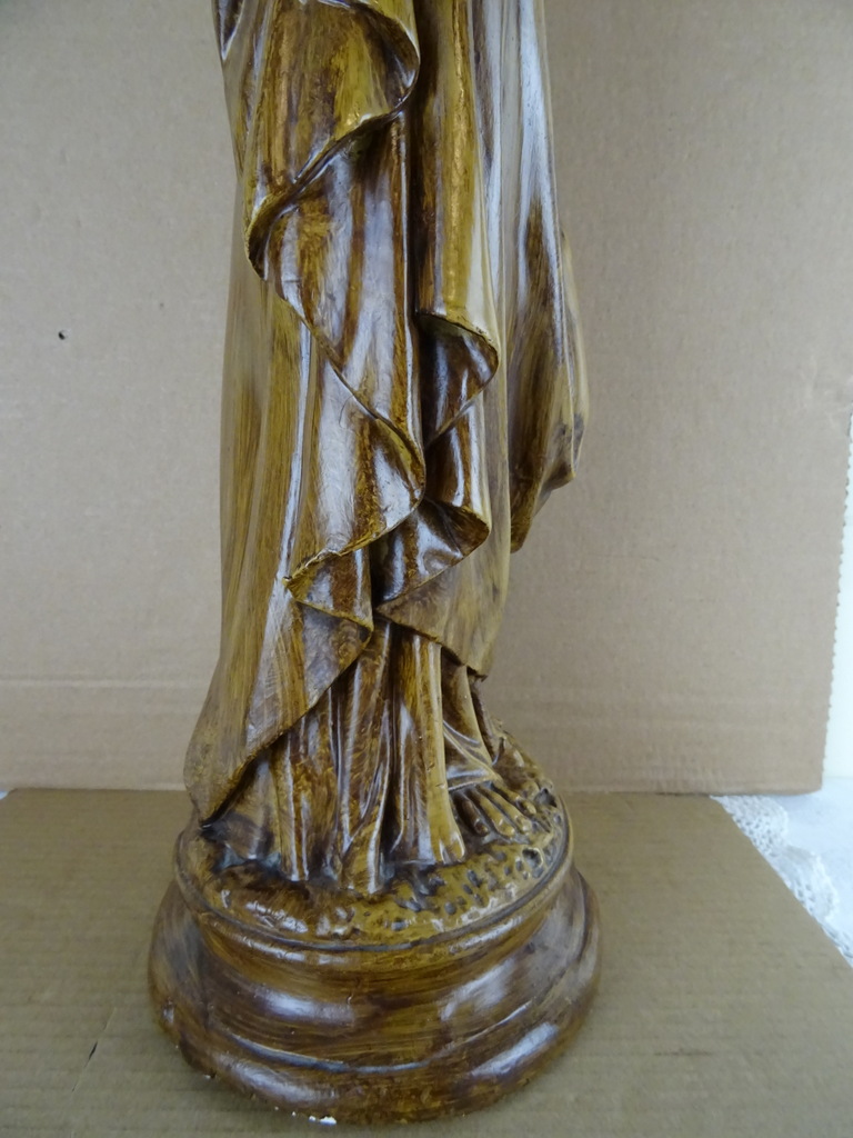 Antiek Jezusbeeld van 53 cm - Afbeelding 19