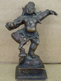 Antiek bronzen Shiva beeldje