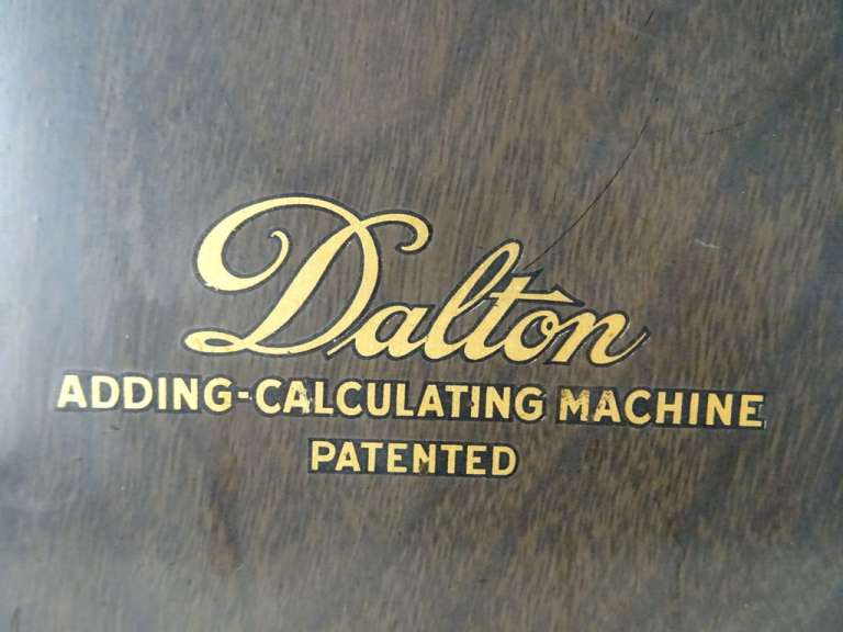 Antieke Dalton adding-calculating machine