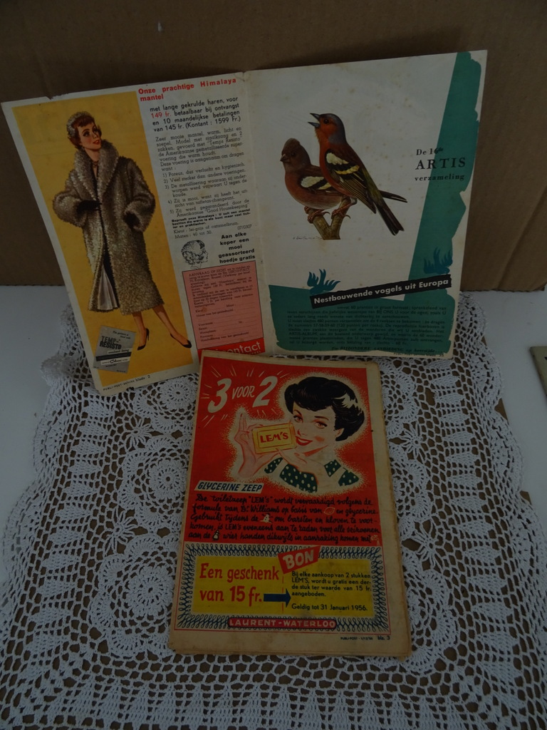 Antiek maandblad Publipost en boekje Liebig - Afbeelding 11