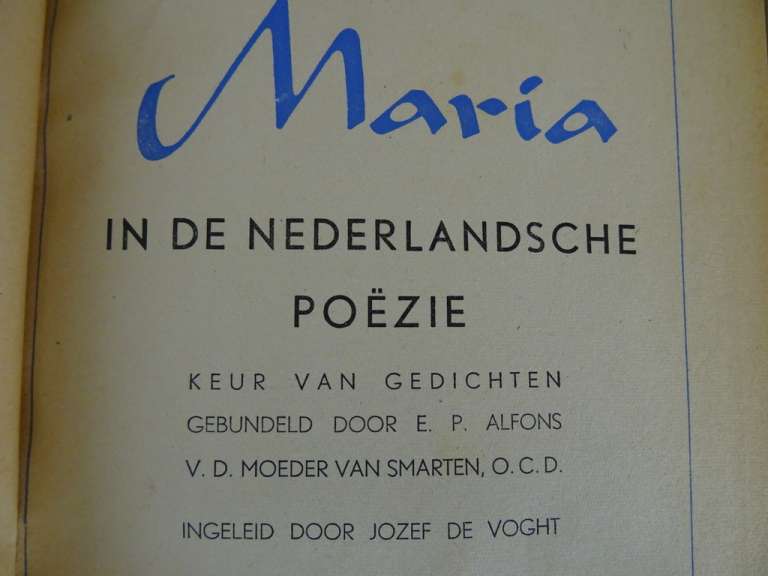 Maria in de Nederlandsche poëzie