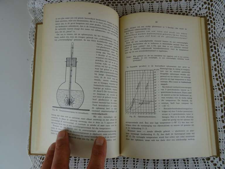 Antiek boek 1927 Nieuw leerboek der Physica