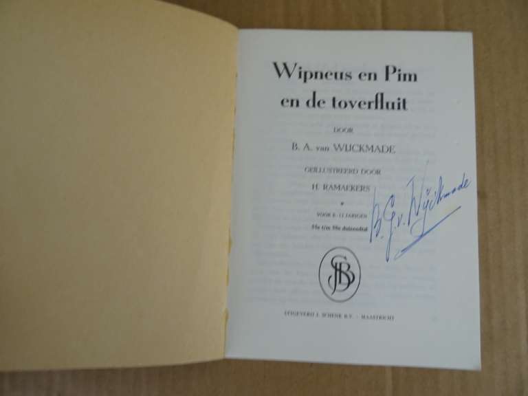 Collectie gesigneerde Wipneus en Pim boeken