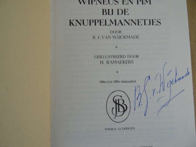 Collectie gesigneerde Wipneus en Pim boeken