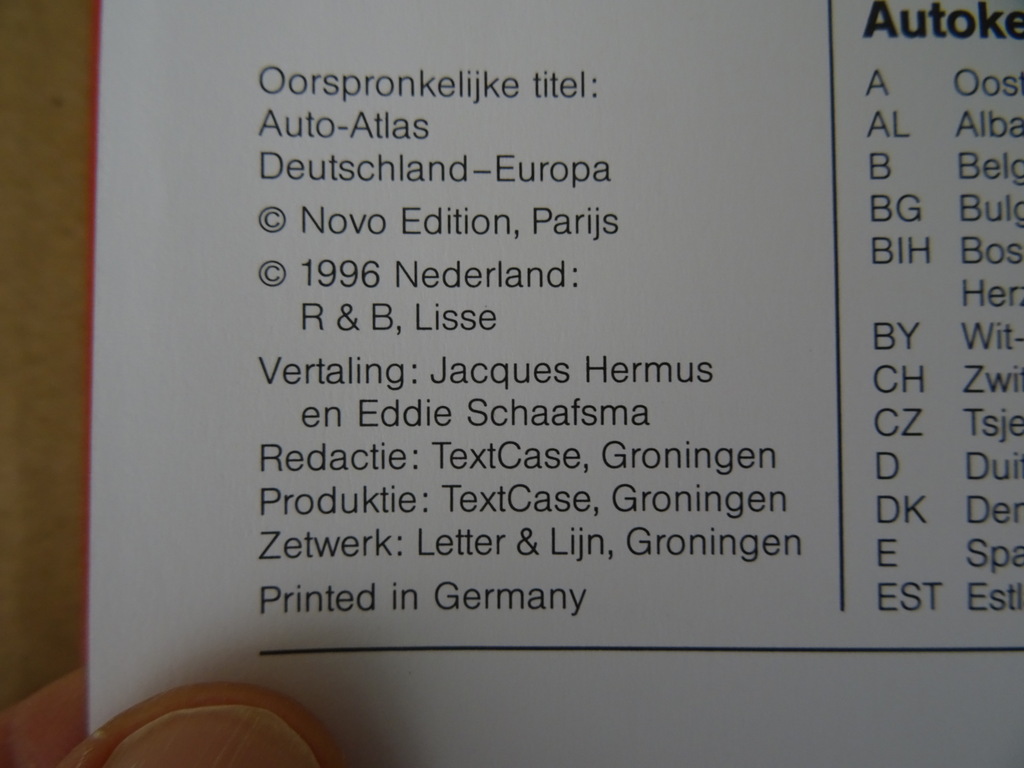 Grote wegenatlas van Europa editie 1995 1996 - Afbeelding 7