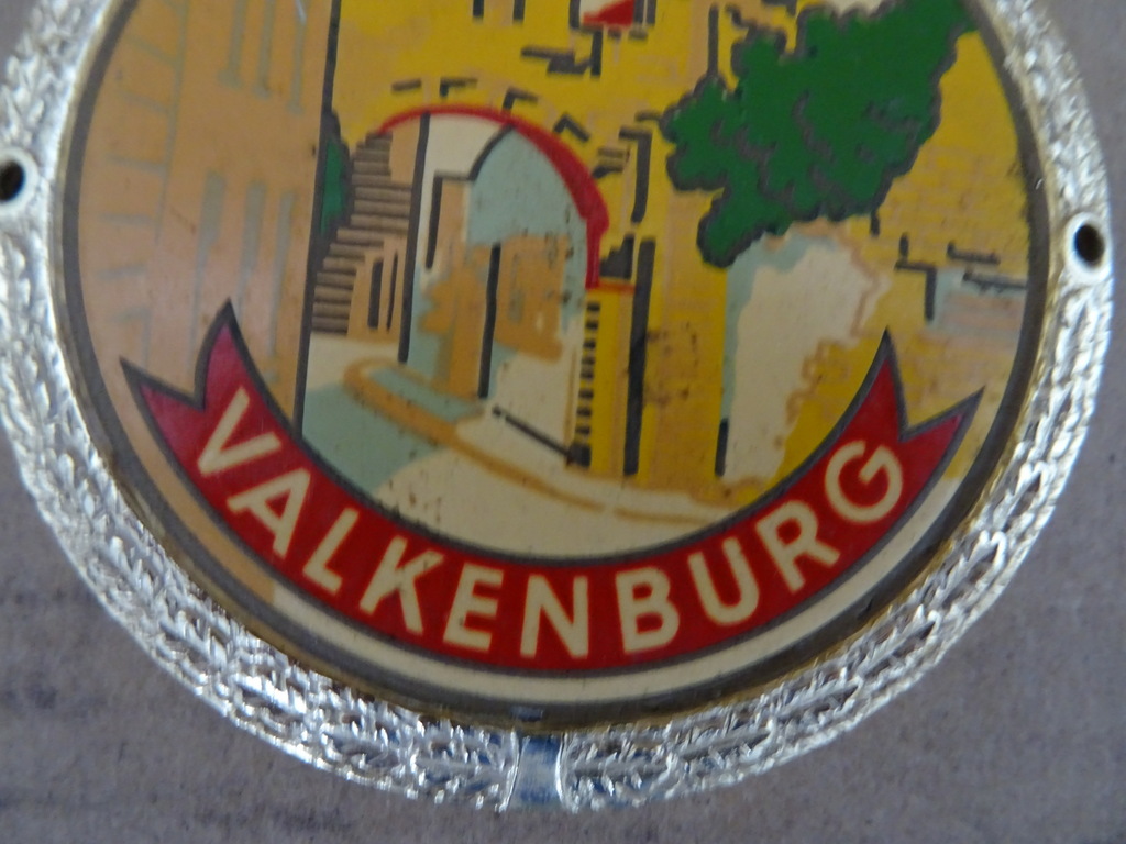 Antiek bordje Valkenburg - Afbeelding 3