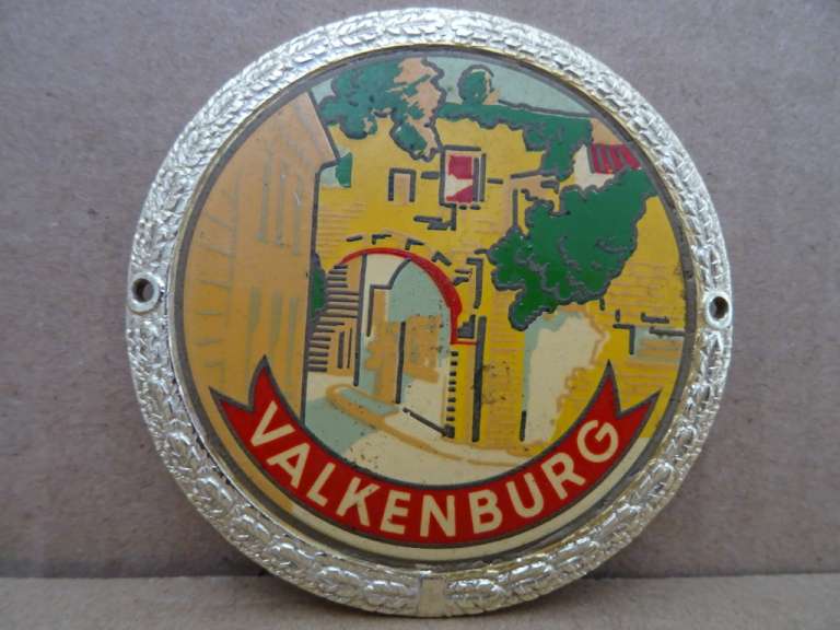 Antiek bordje Valkenburg