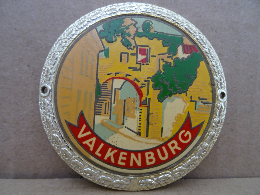 Antiek bordje Valkenburg