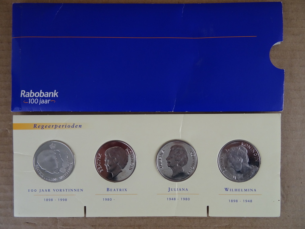 Collectie munten Rabobank 100 jaar