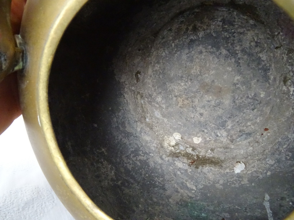 Antieke koperen waterketel Antieke koperen waterketel
