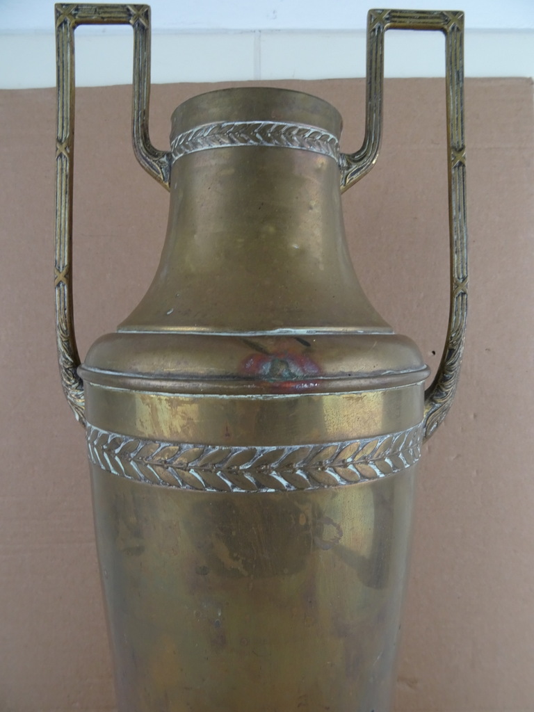 Antieke koperen kelk van 53 cm - Afbeelding 7