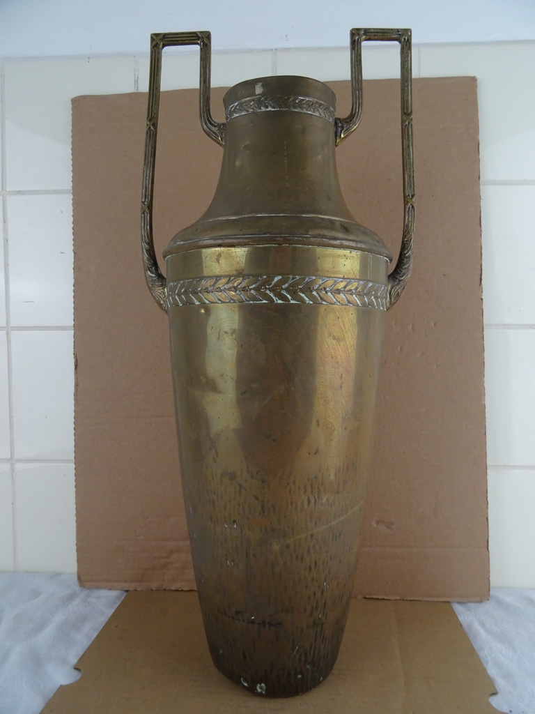 Antieke koperen kelk van 53 cm - Afbeelding 14