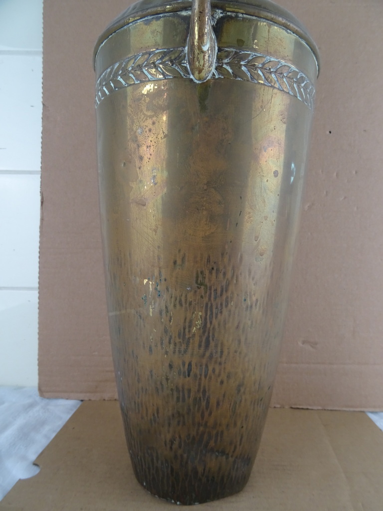 Antieke koperen kelk van 53 cm - Afbeelding 20