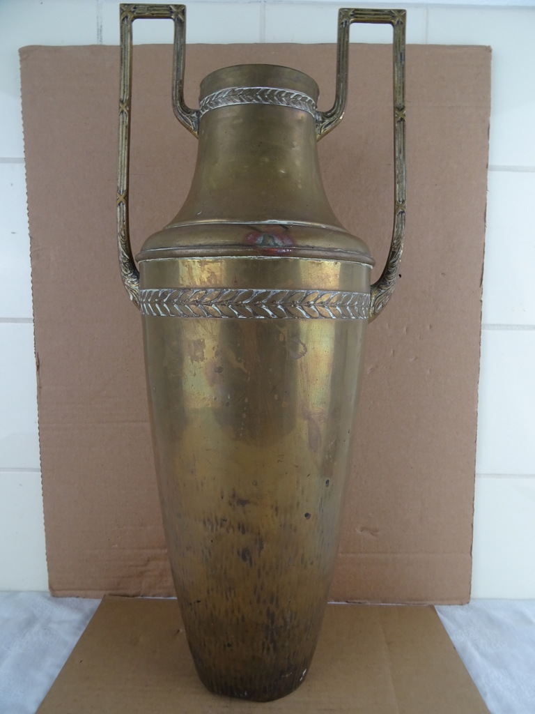Antieke koperen kelk van 53 cm - Afbeelding 24